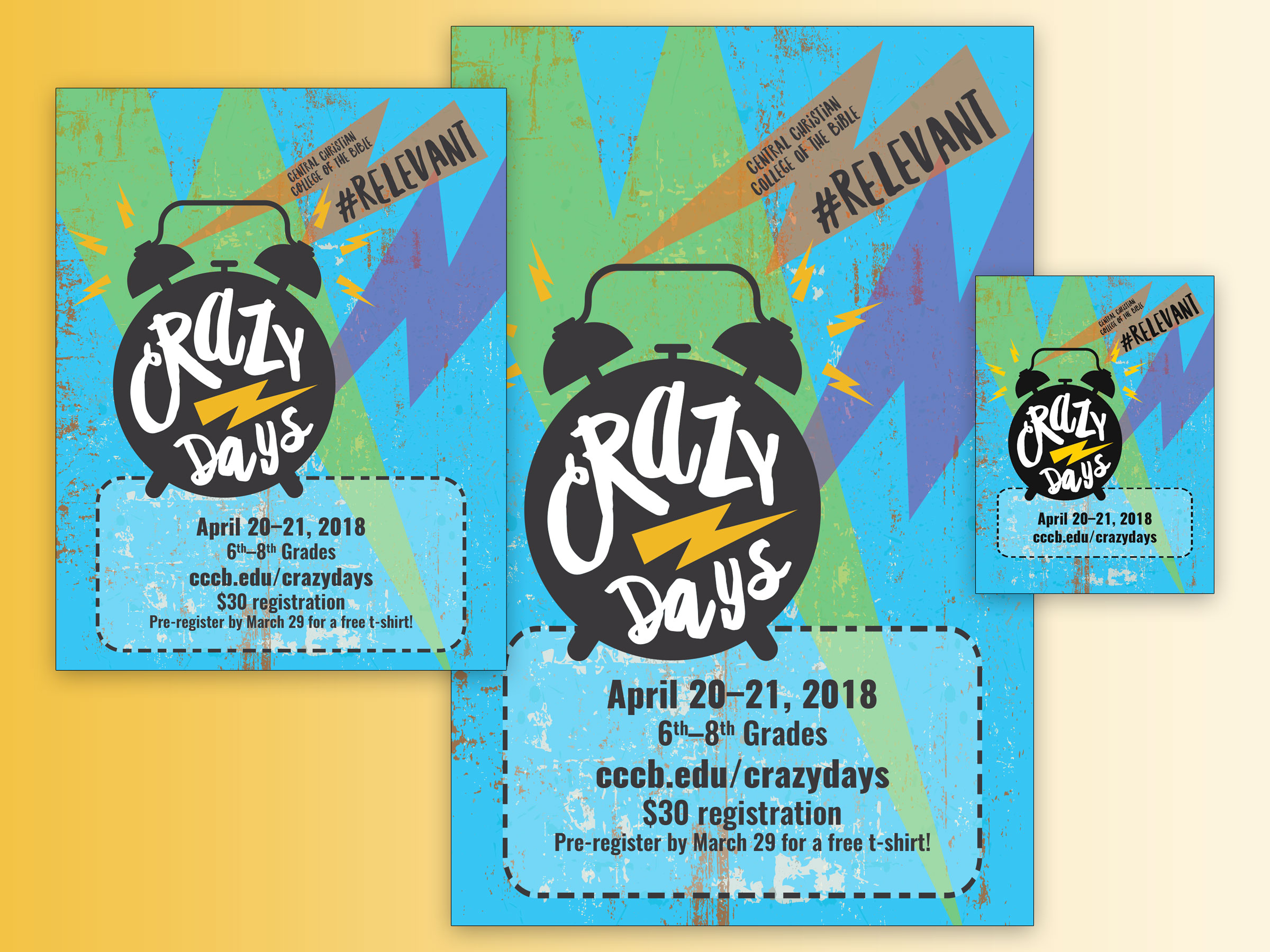 Event marketing material designs